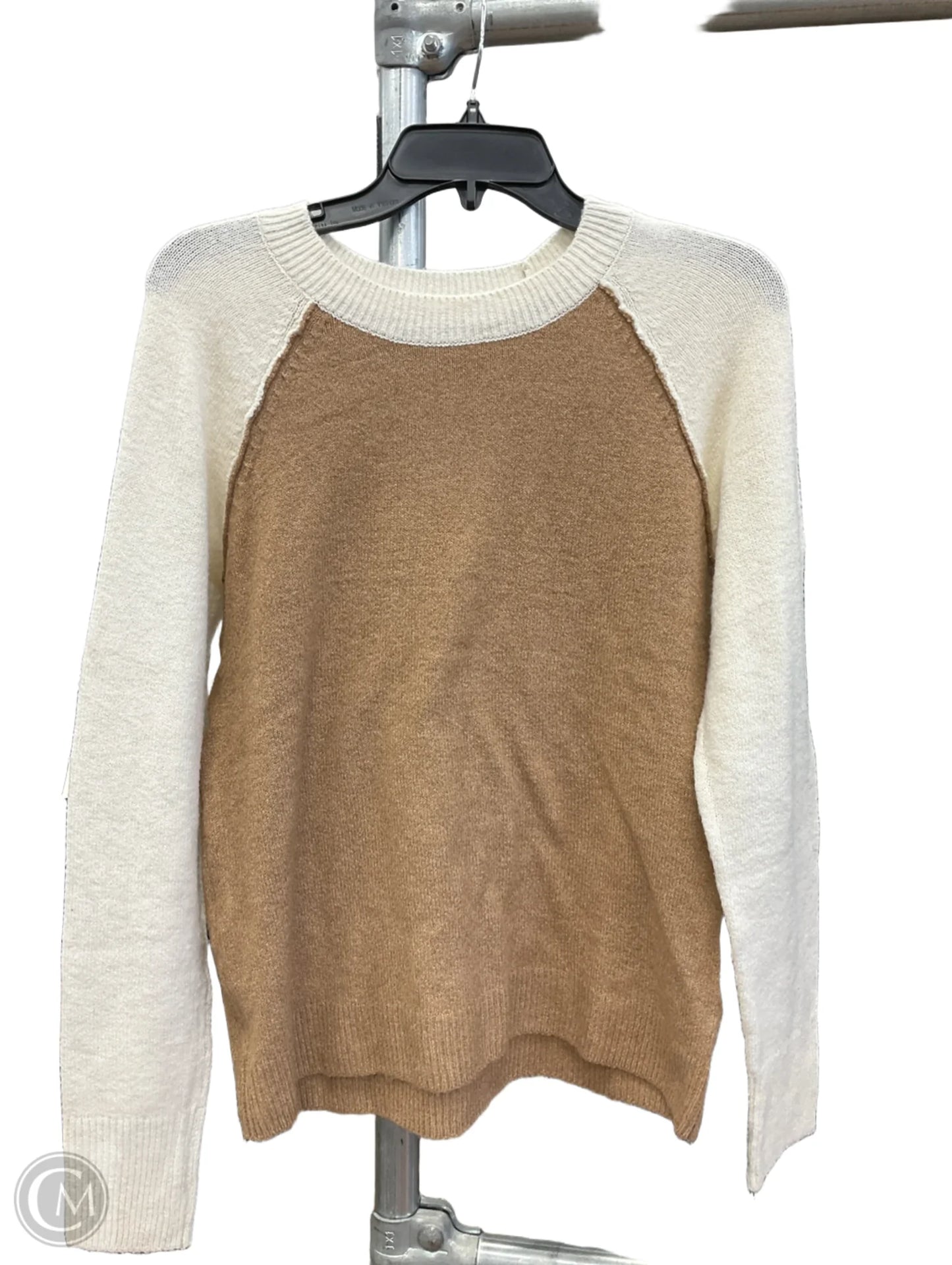 Top Long Sleeve By Sonoma In Tan, Size: S