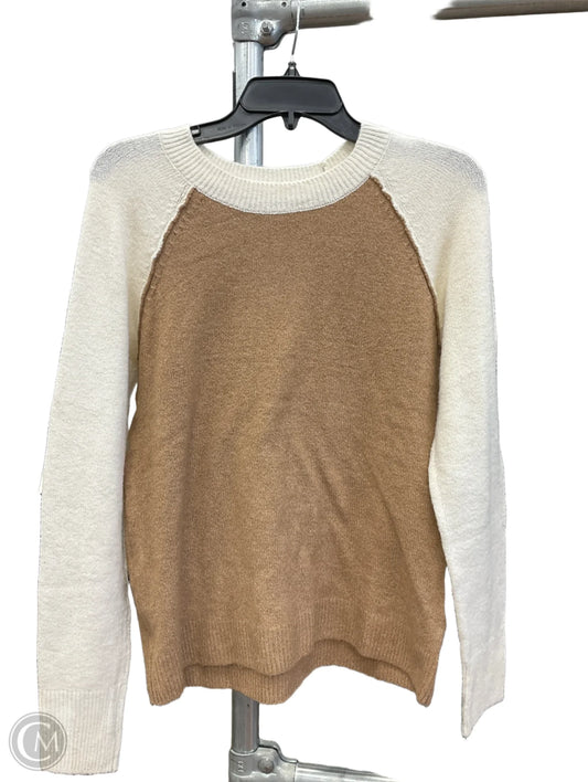 Top Long Sleeve By Sonoma In Tan, Size: S