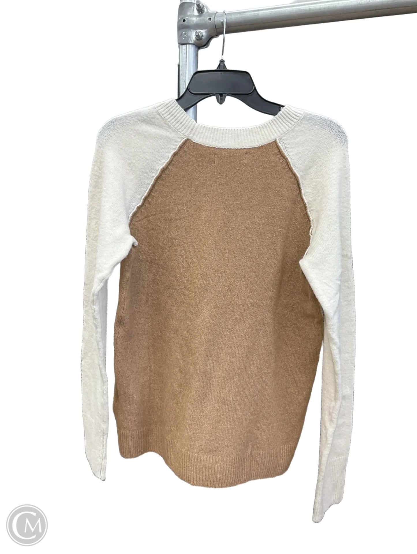 Top Long Sleeve By Sonoma In Tan, Size: S