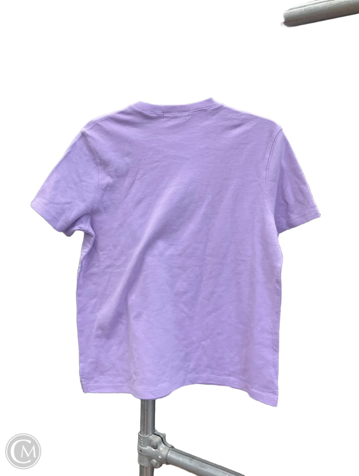 Top Short Sleeve By Karen Scott In Purple, Size: Mp