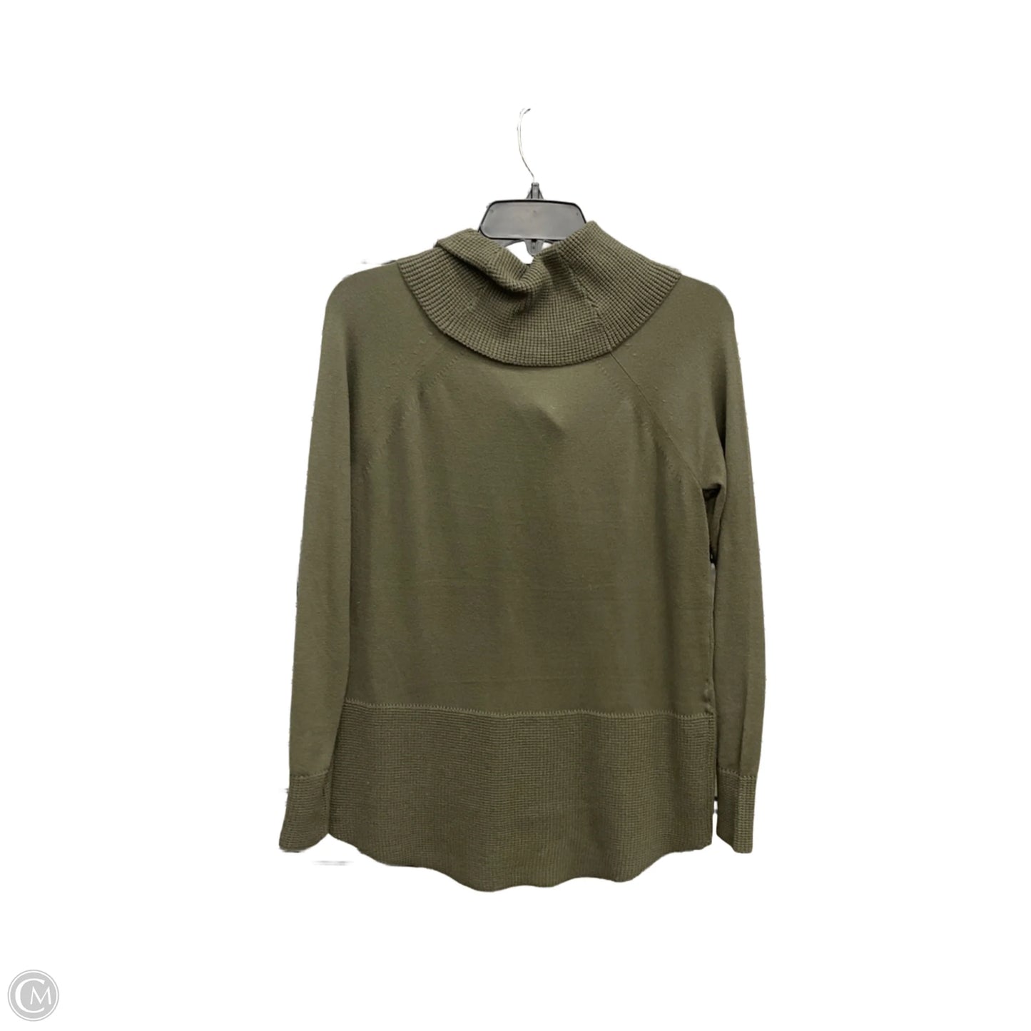 Top Long Sleeve By Cyrus Knits In Green, Size: S