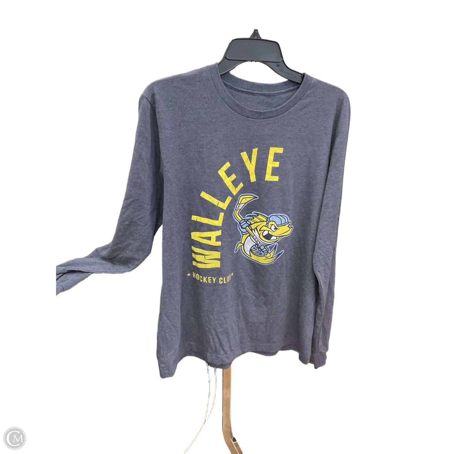 Top Long Sleeve By Clothes Mentor In Grey, Size: L