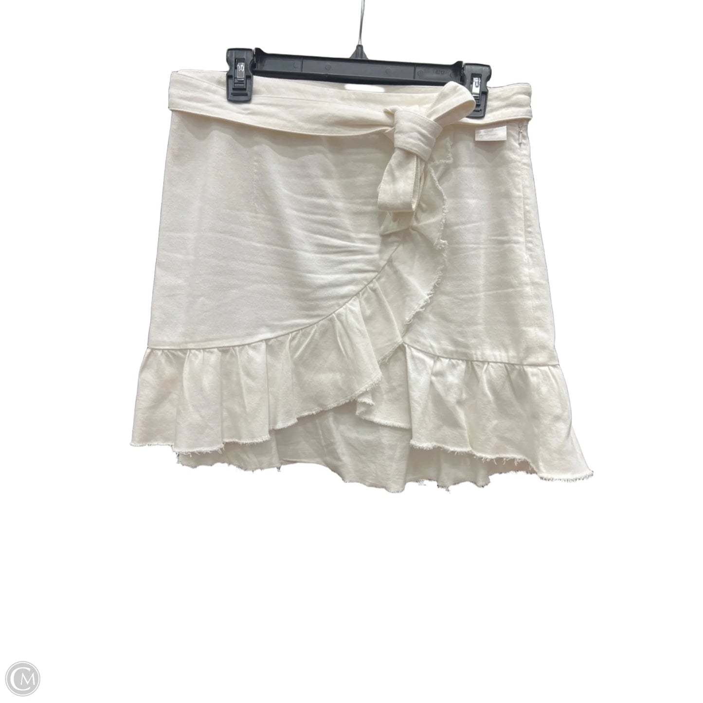 Skirt Mini & Short By Paige In White, Size: M