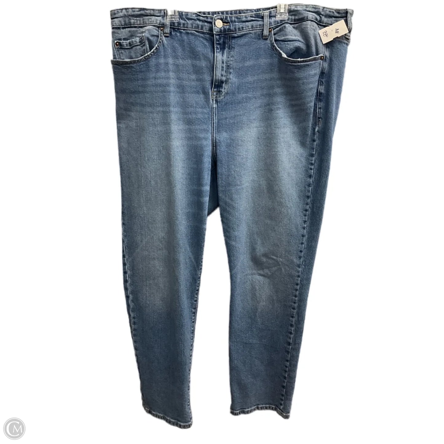 Jeans Straight By Torrid In Blue Denim, Size: 22