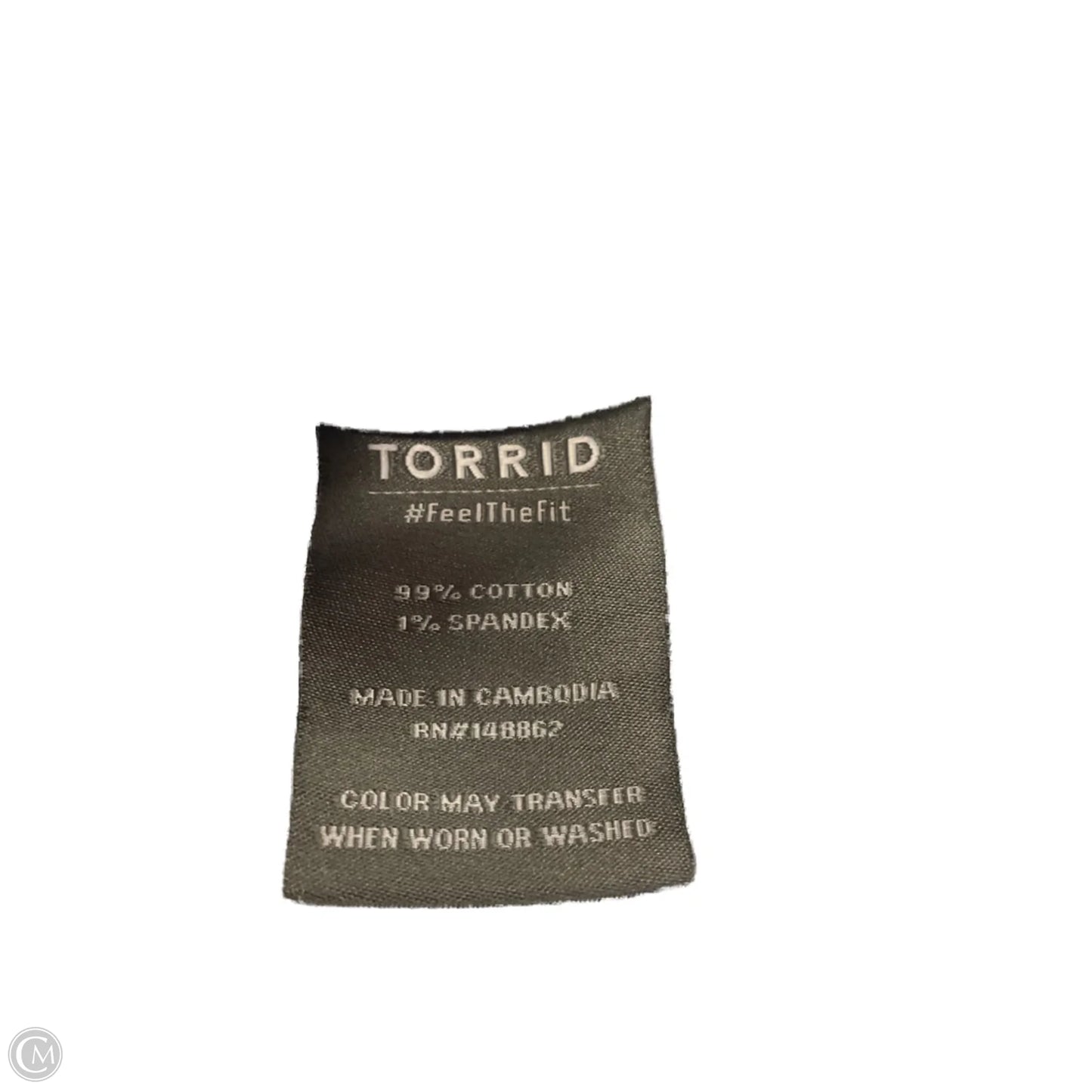 Jeans Straight By Torrid In Blue Denim, Size: 22