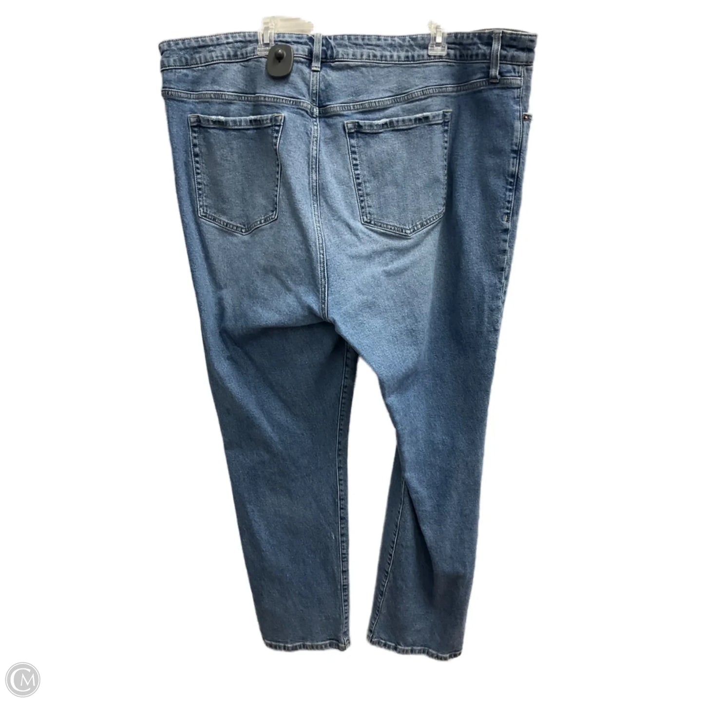 Jeans Straight By Torrid In Blue Denim, Size: 22