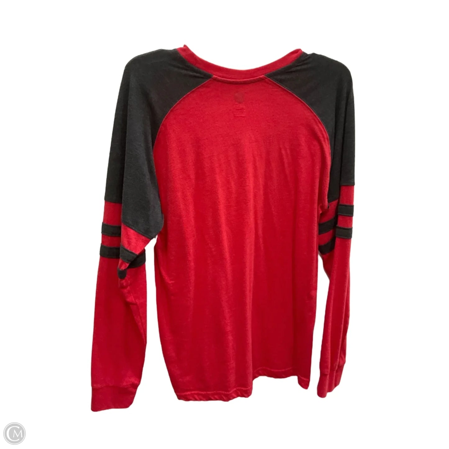 Top Long Sleeve By Nhl In Red, Size: M