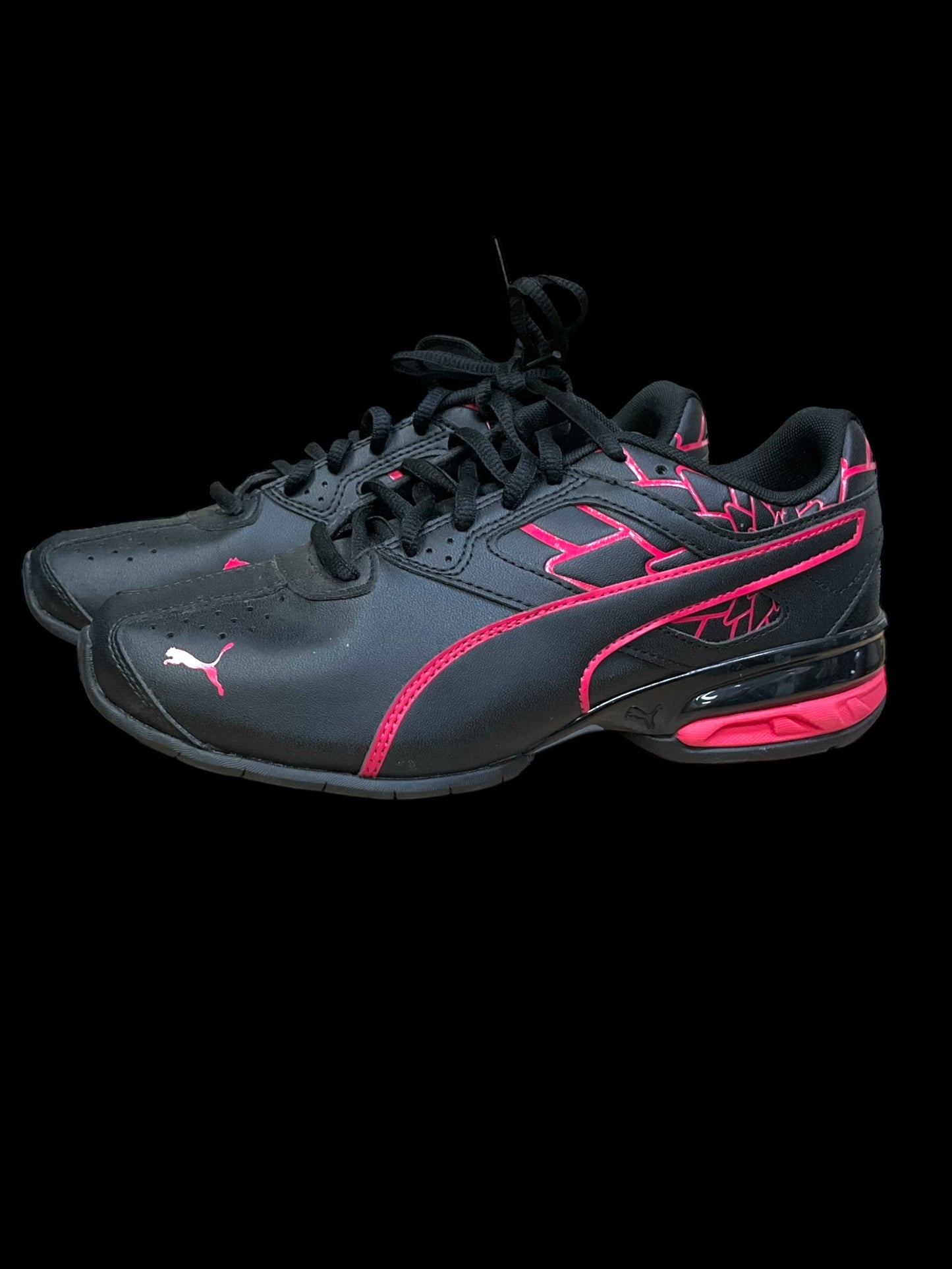 Shoes Athletic By Puma In Black & Pink, Size: 5.5