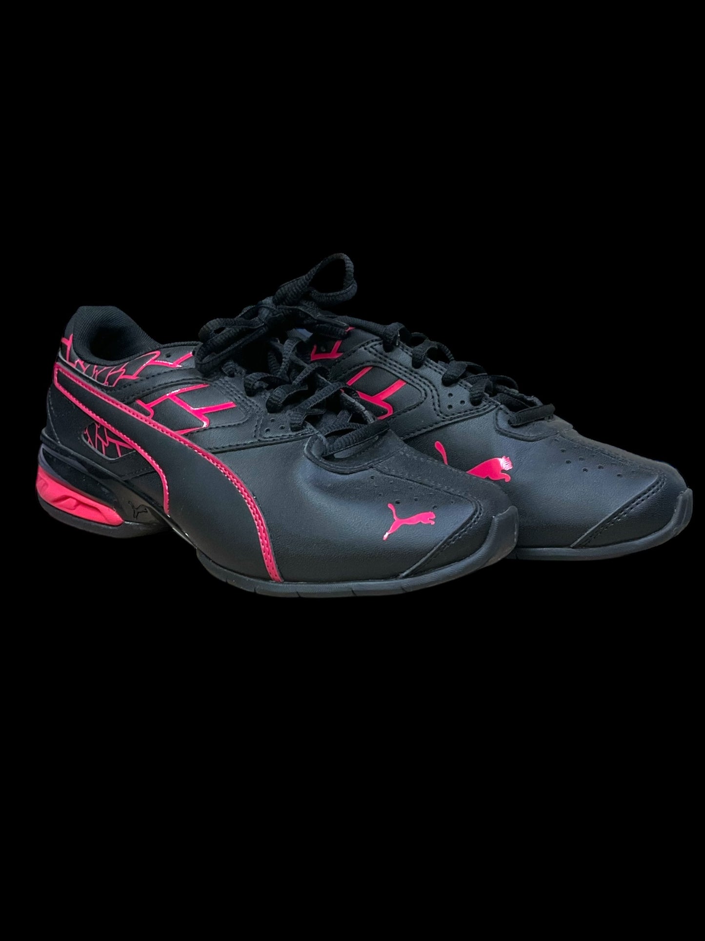 Shoes Athletic By Puma In Black & Pink, Size: 5.5