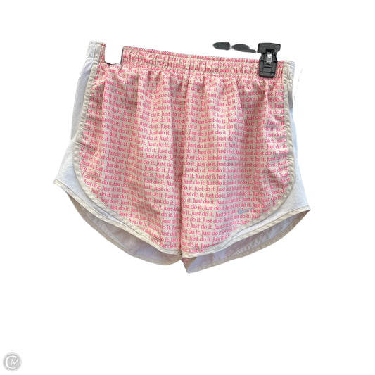 Athletic Shorts By Nike In Pink, Size: L