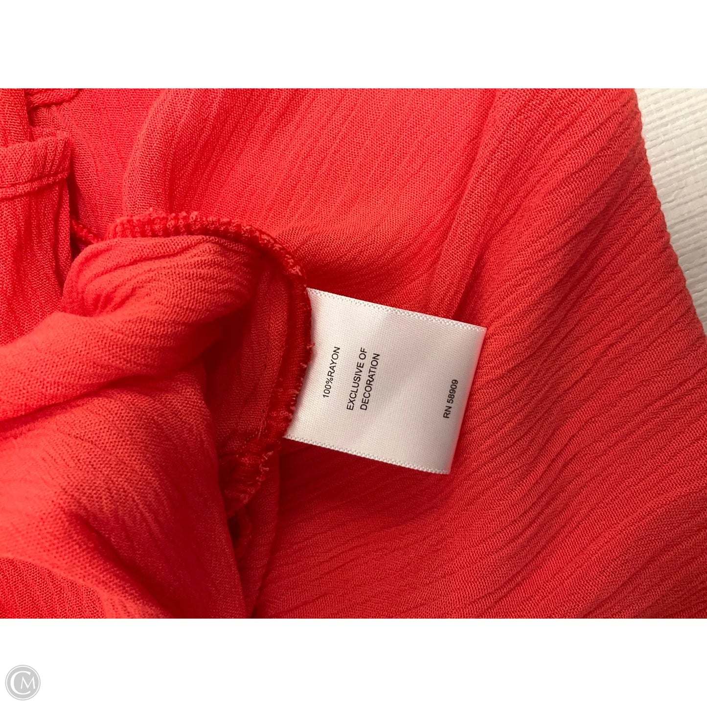 Top Long Sleeve By Chelsea And Violet In Orange, Size: S