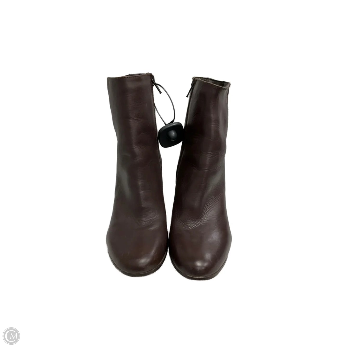 Boots Ankle Heels By Annabella In Brown, Size: 8.5