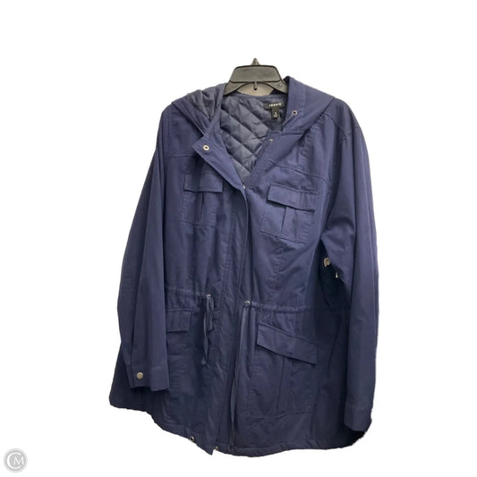 Jacket Utility By Torrid In Blue, Size: 3x