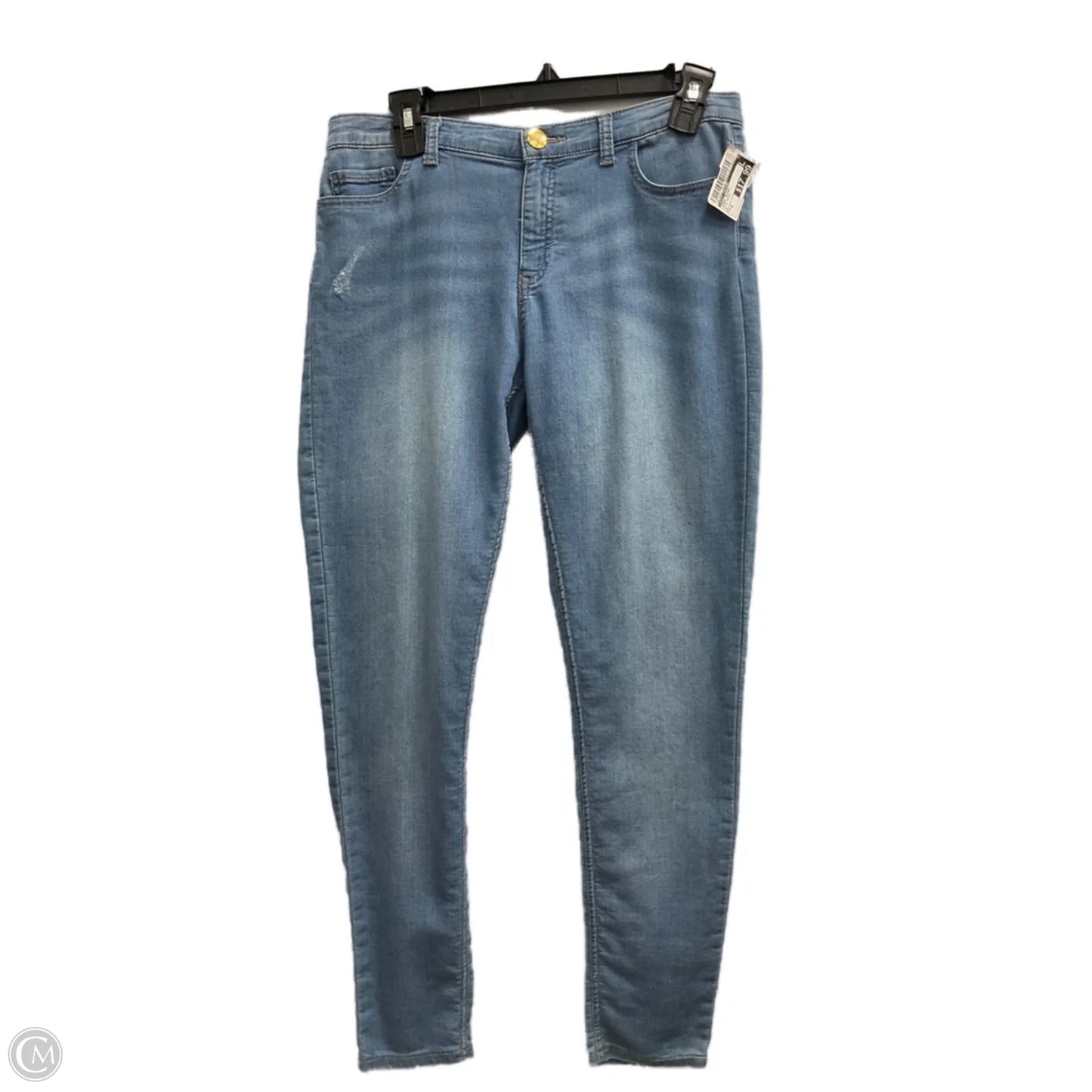Jeans Skinny By Juicy Couture In Blue Denim, Size: 8