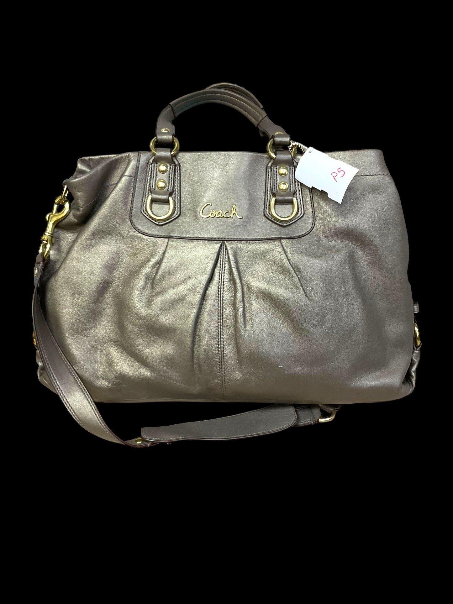 Handbag Designer By Coach, Size: Medium