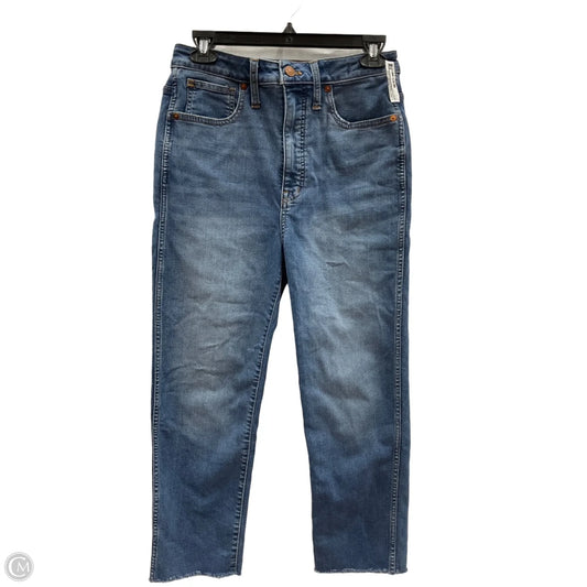 Jeans Straight By Madewell In Blue Denim, Size: 6
