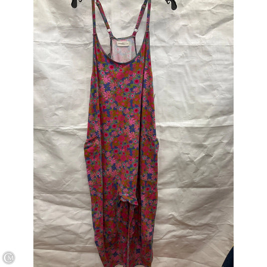 Jumpsuit By Natural Life In Floral Print, Size: Xl