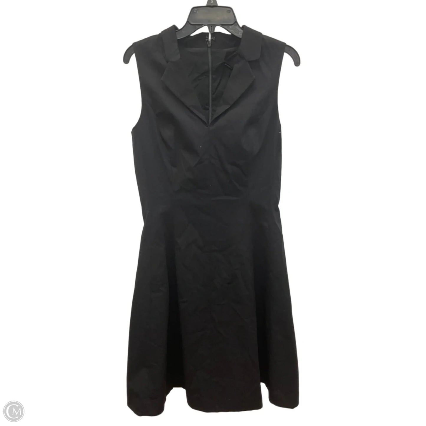 Dress Casual Midi By White House Black Market In Black, Size: M