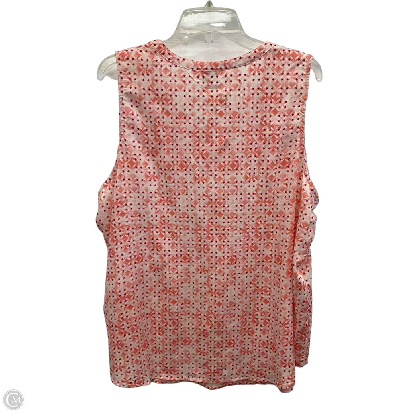 Top Sleeveless By Croft And Barrow In Pink, Size: Xxl