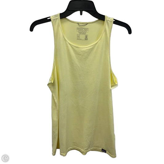 Athletic Tank Top By Patagonia In Yellow, Size: M