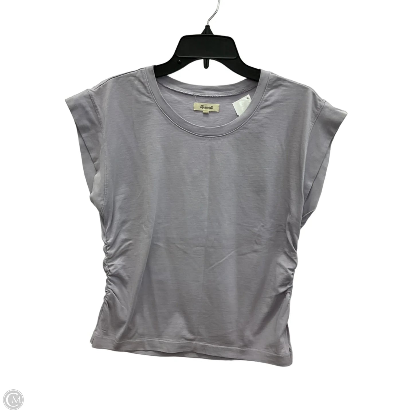 Top Short Sleeve By Madewell In Purple, Size: L