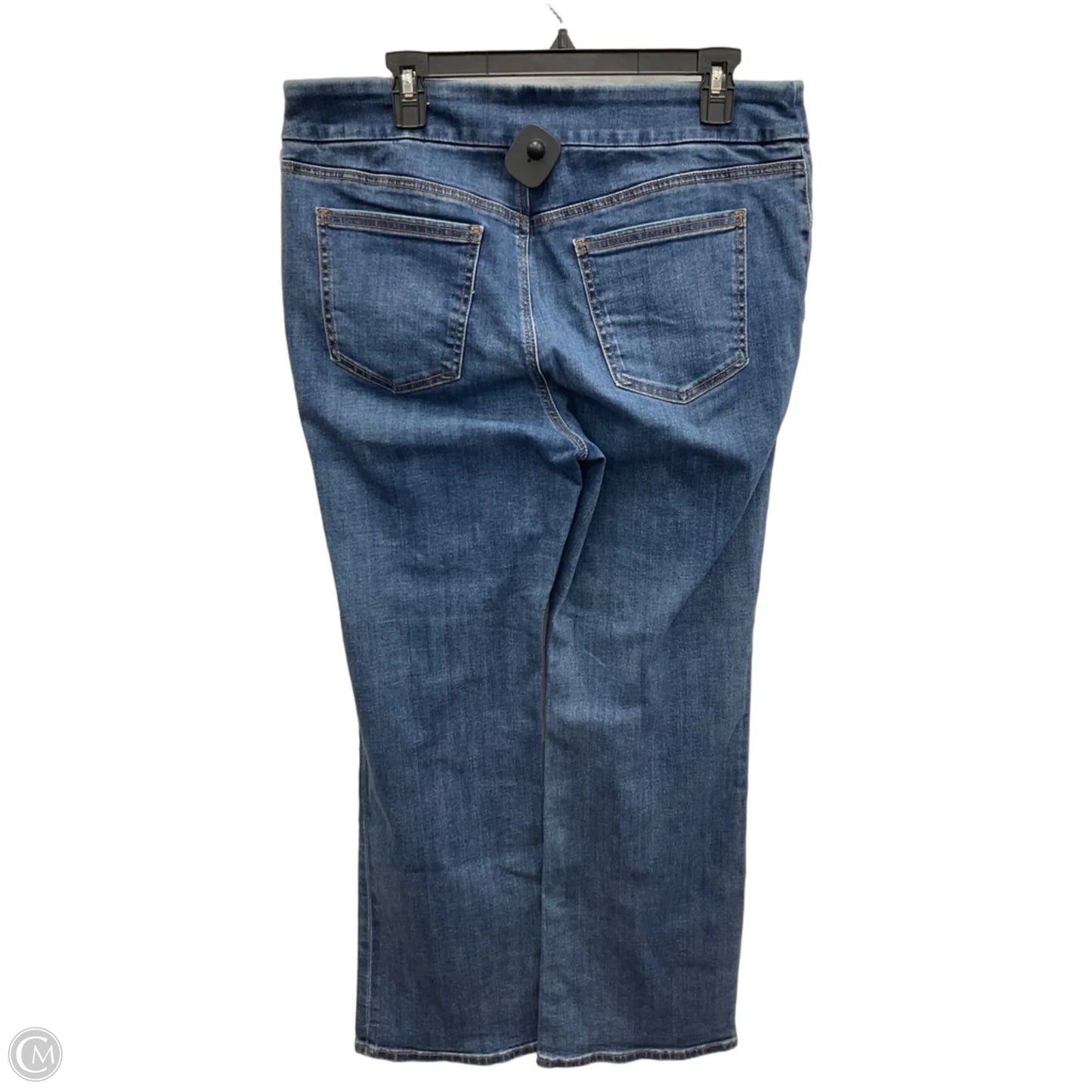 Jeans Boot Cut By Chicos In Blue Denim, Size: 12