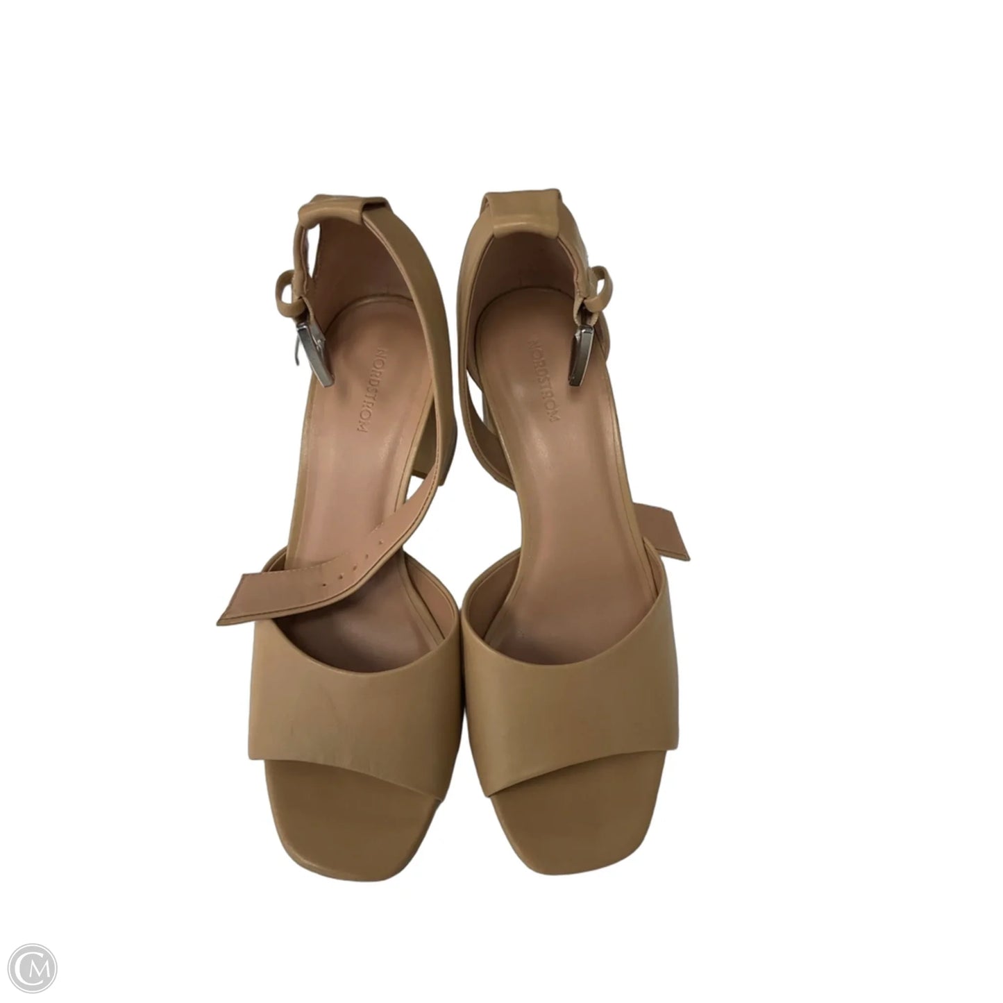 Sandals Heels Block By Nordstrom In Beige, Size: 8.5