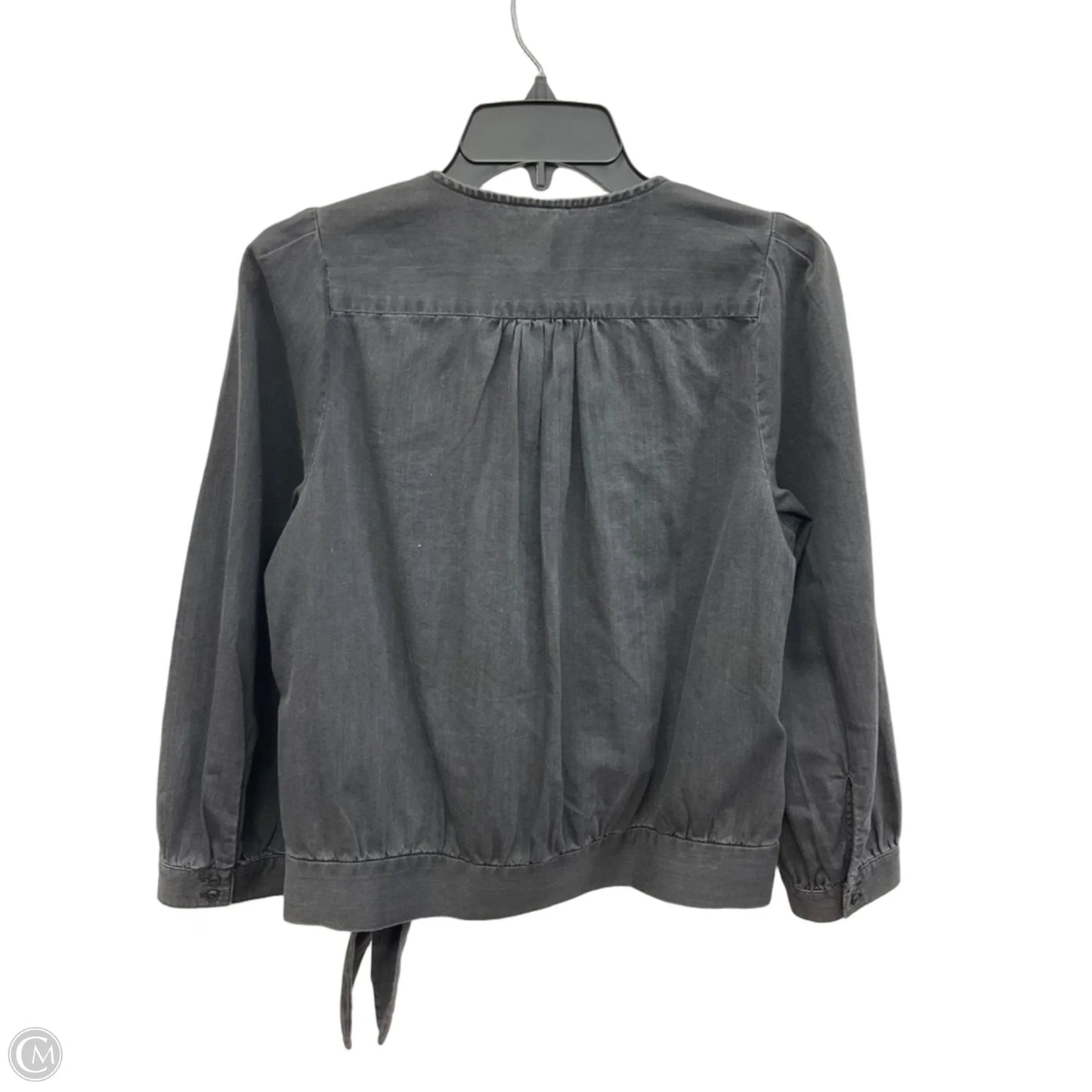 Top 3/4 Sleeve By Madewell In Grey, Size: M