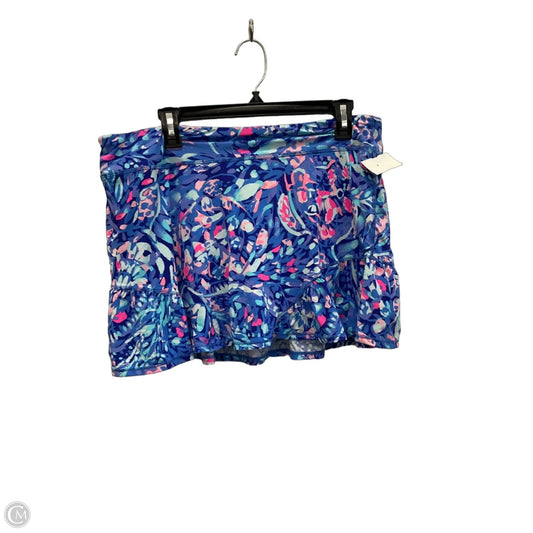 Skort Designer By Lilly Pulitzer In Blue, Size: Xl