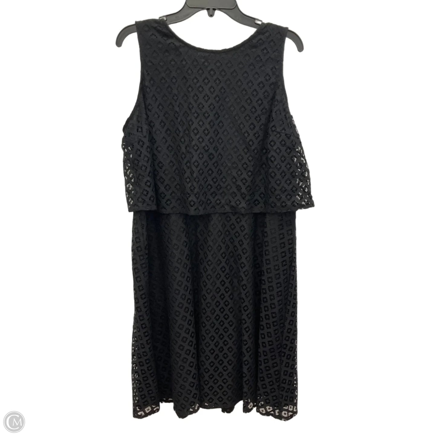 Dress Casual Midi By Chicos In Black, Size: L