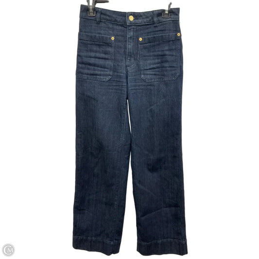 Jeans Wide Leg By Michael Kors In Blue Denim, Size: 2