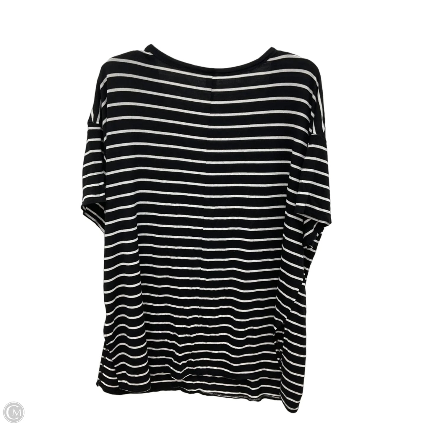 Top Short Sleeve By Old Navy In Striped Pattern, Size: Xl