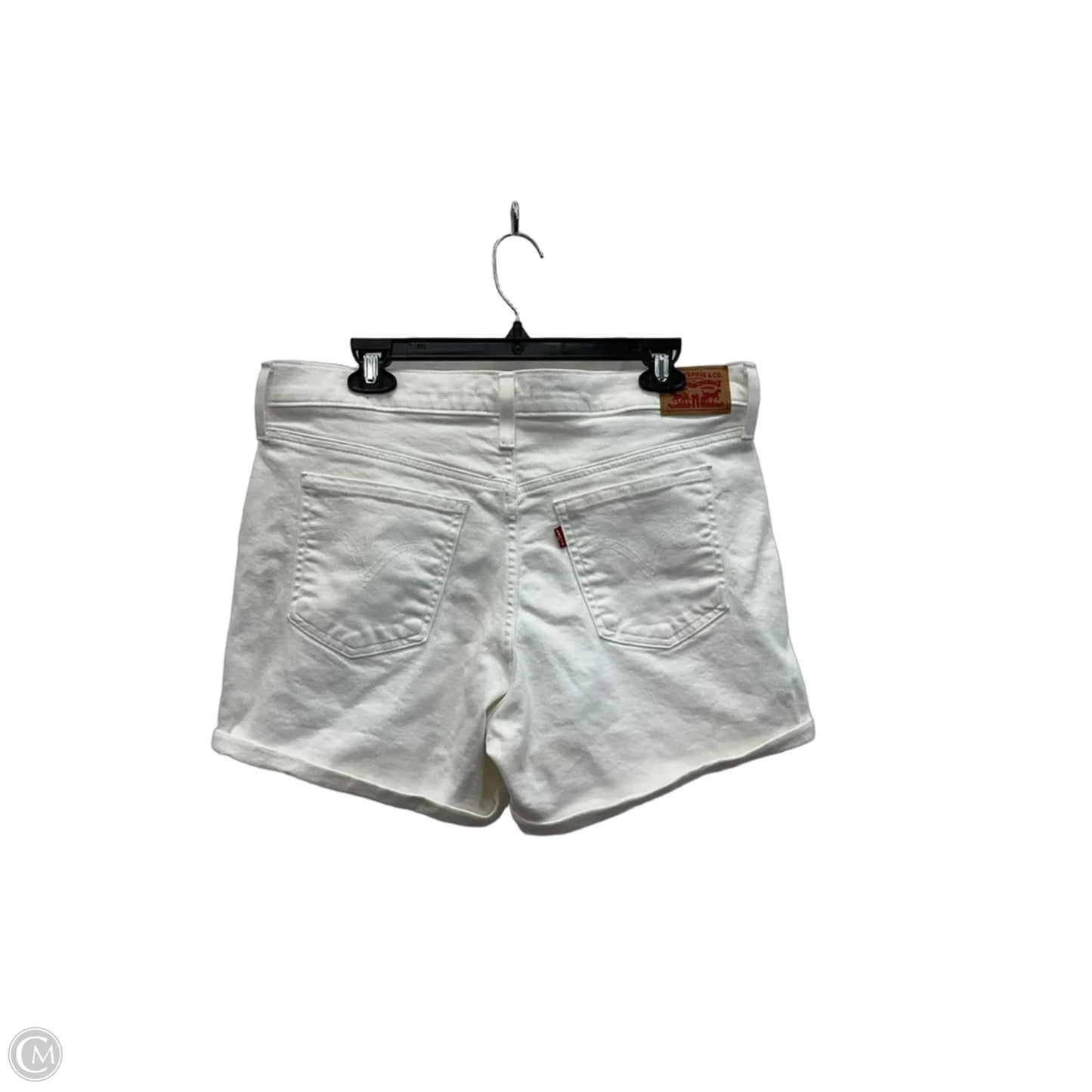 Shorts By Levis In White Denim, Size: 10