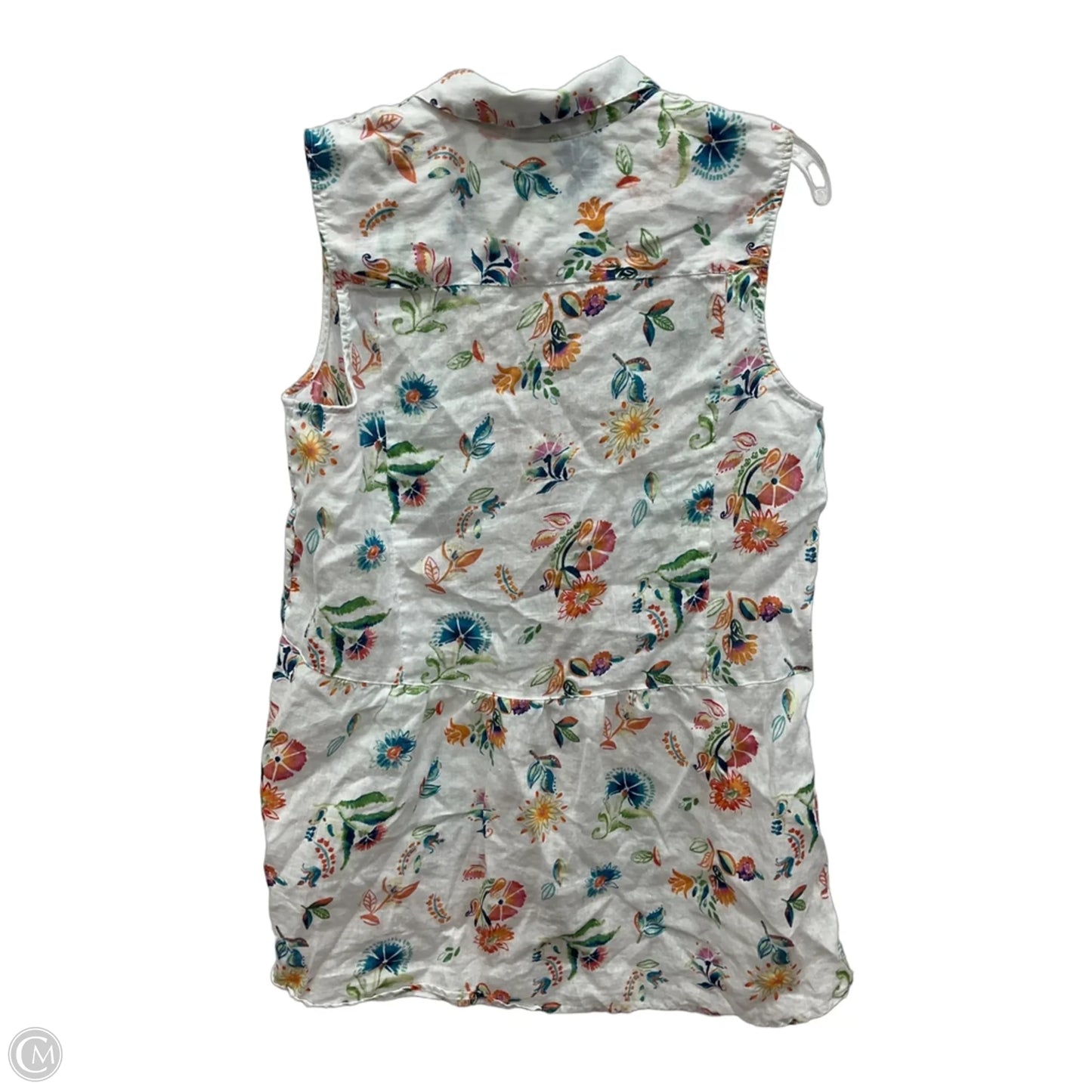 Tunic Sleeveless By J. Jill In Floral Print, Size: M