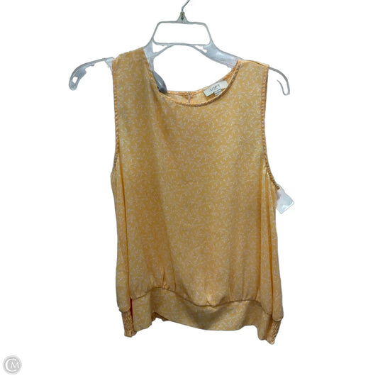 Top Sleeveless By Loft In Orange, Size: M