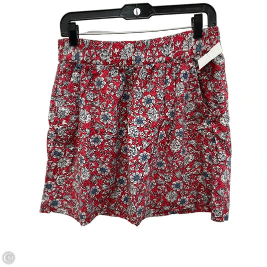 Skirt Mini & Short By Loft In Red, Size: 4