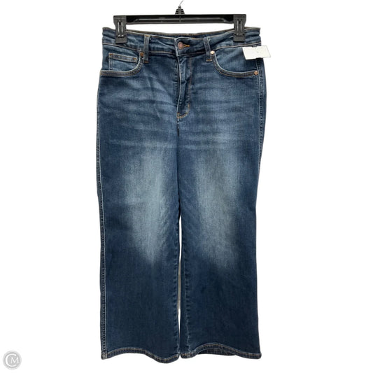 Jeans Cropped By Judy Blue In Blue Denim, Size: 6