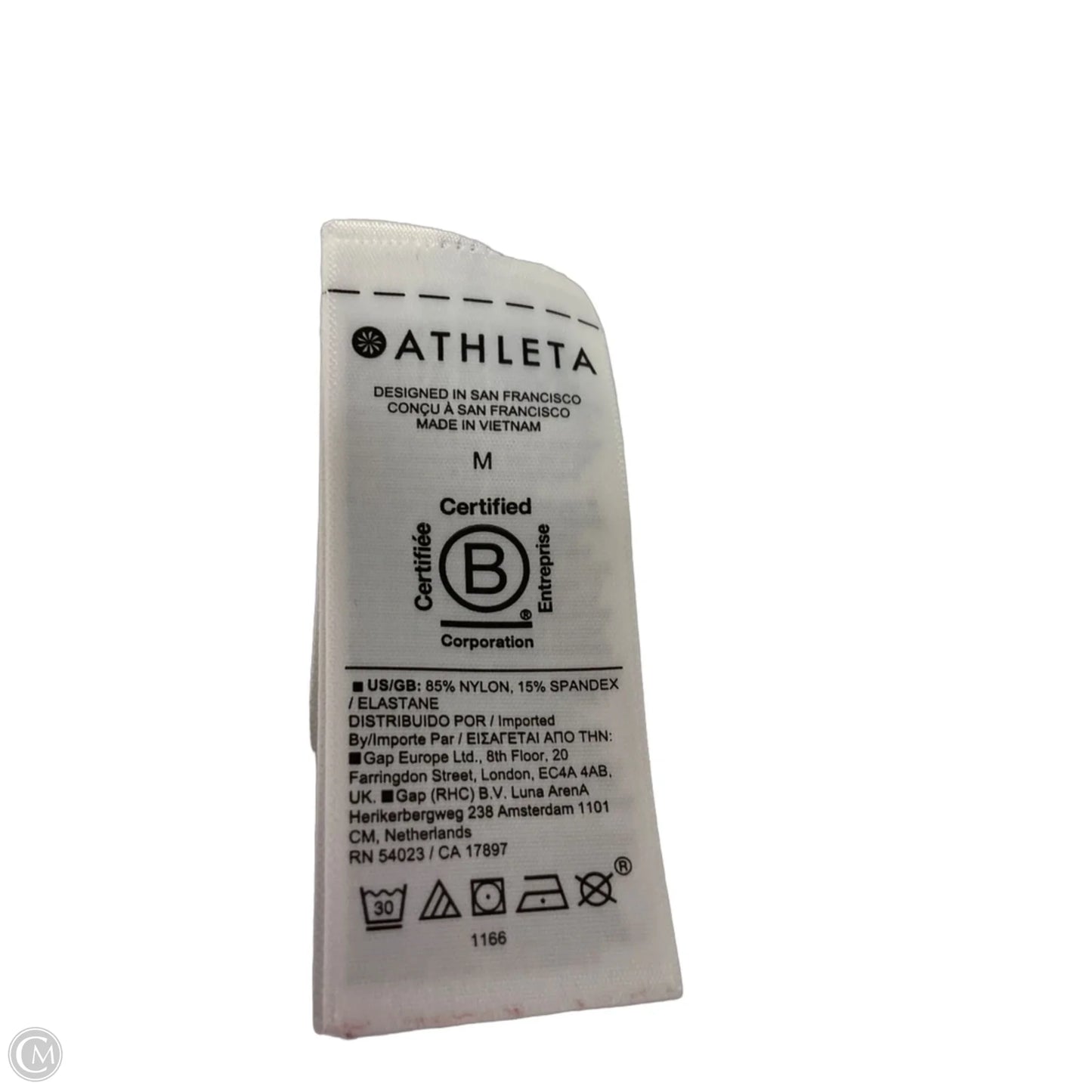 Athletic Jacket By Athleta In White, Size: M