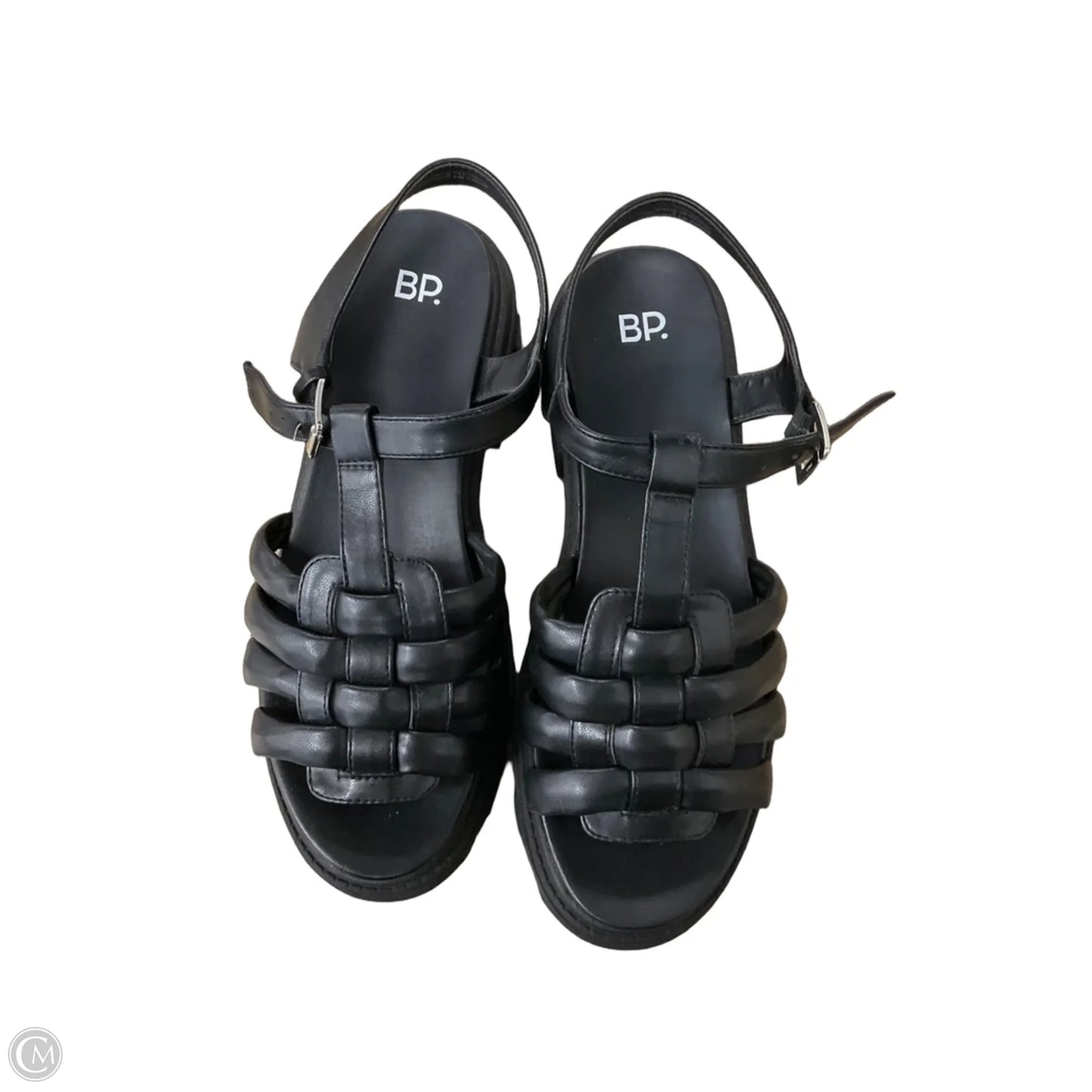 Sandals Heels Platform By Bp In Black, Size: 10