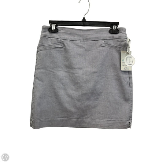 Skort By Croft And Barrow In Striped Pattern, Size: 4