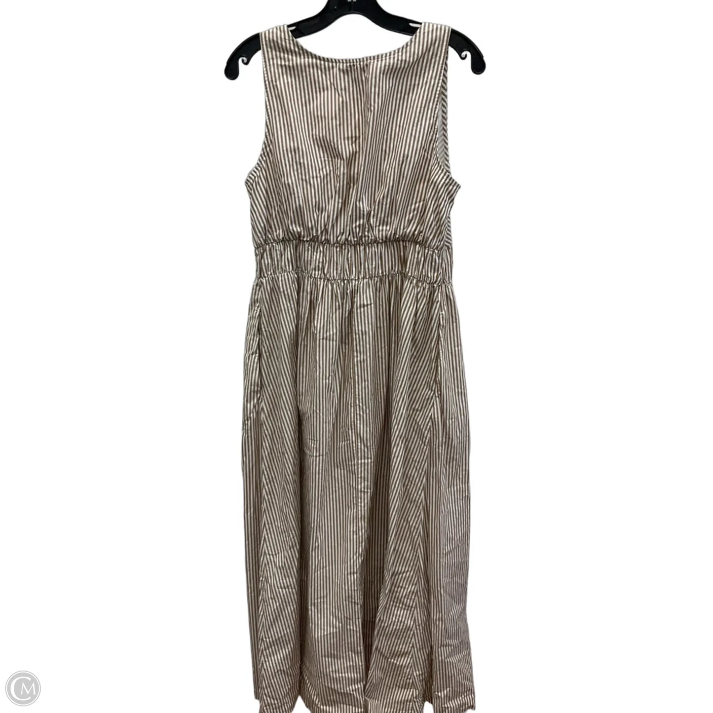 Dress Casual Maxi By Loft In Striped Pattern, Size: 8