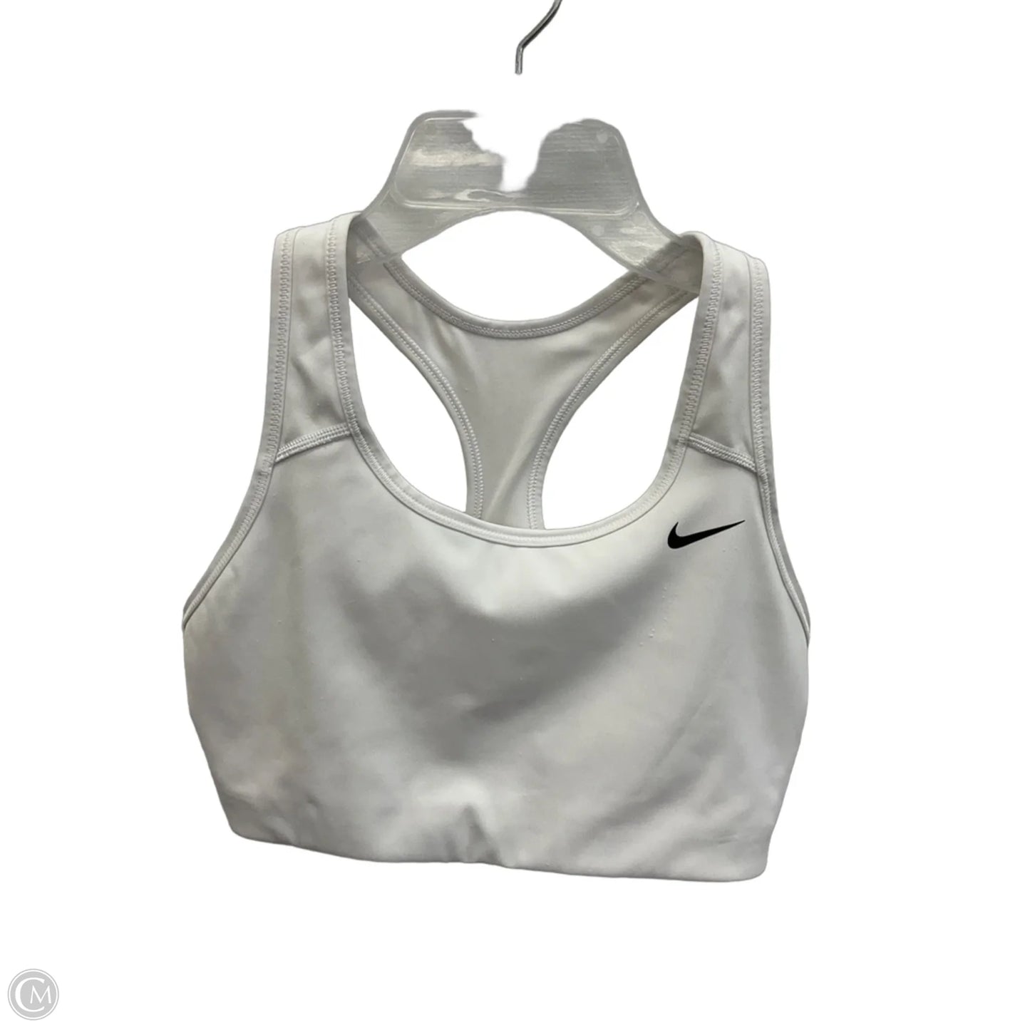 Athletic Bra By Nike In White, Size: M