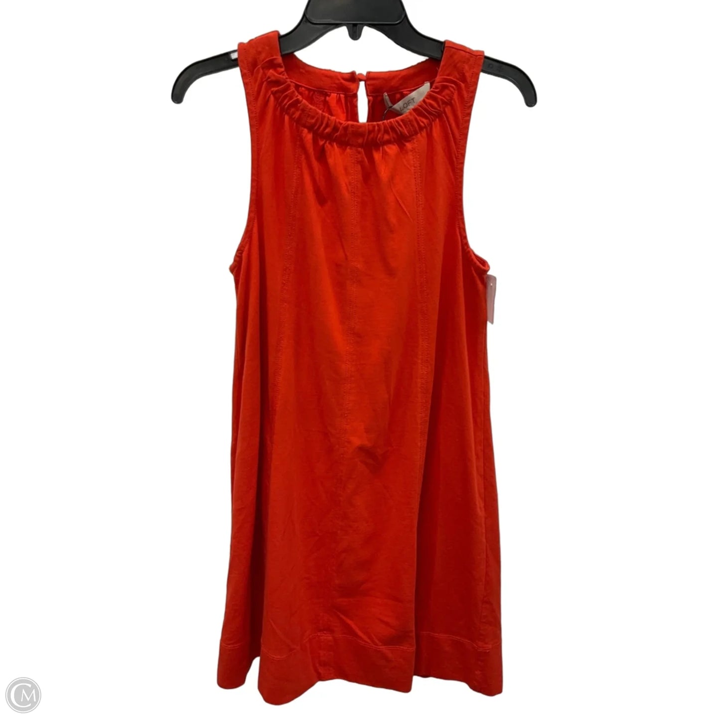 Dress Casual Midi By Loft In Orange, Size: S