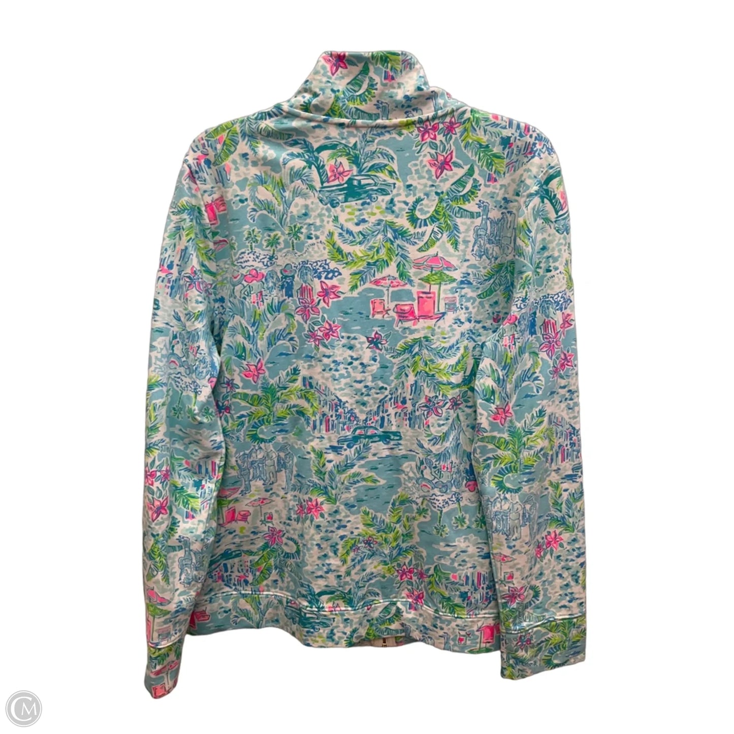 Jacket Designer By Lilly Pulitzer In Blue, Size: Xl