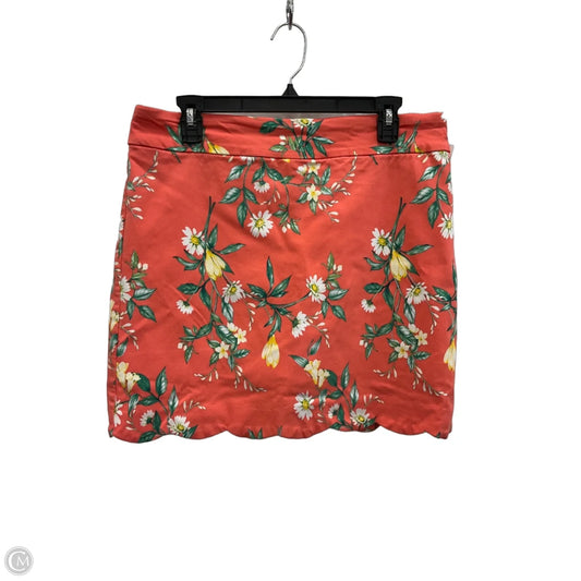 Skort By Counterparts In Floral Print, Size: L