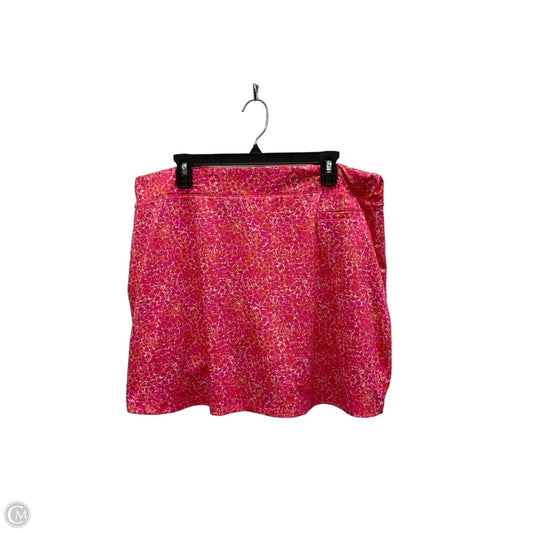 Athletic Skort By Pebble Beach In Snakeskin Print, Size: S