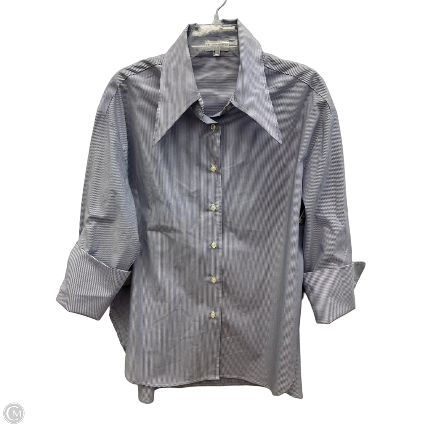 Blouse 3/4 Sleeve By Cma In Striped Pattern, Size: M