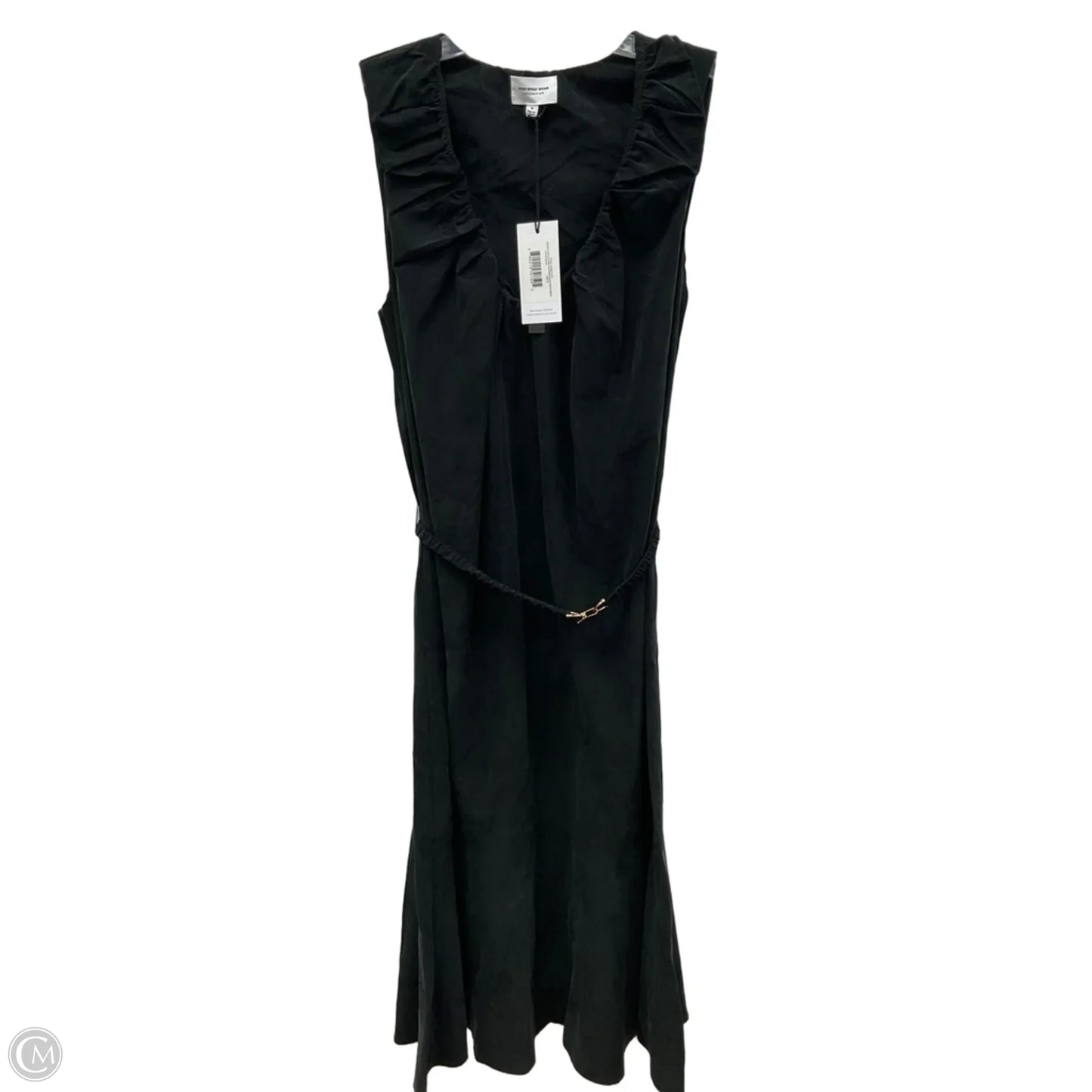 Dress Casual Midi By Who What Wear In Black, Size: M