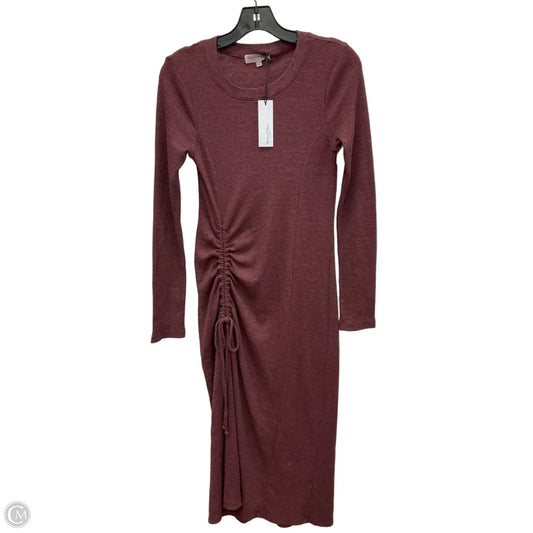 Dress Casual Maxi By Michael Stars In Maroon, Size: S
