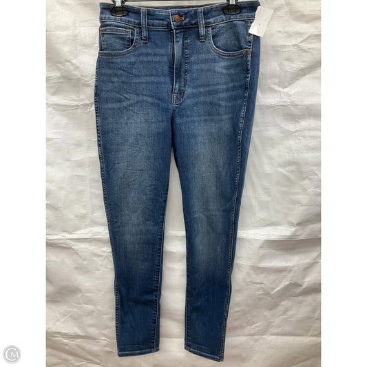 Jeans Skinny By Madewell In Blue Denim, Size: 6